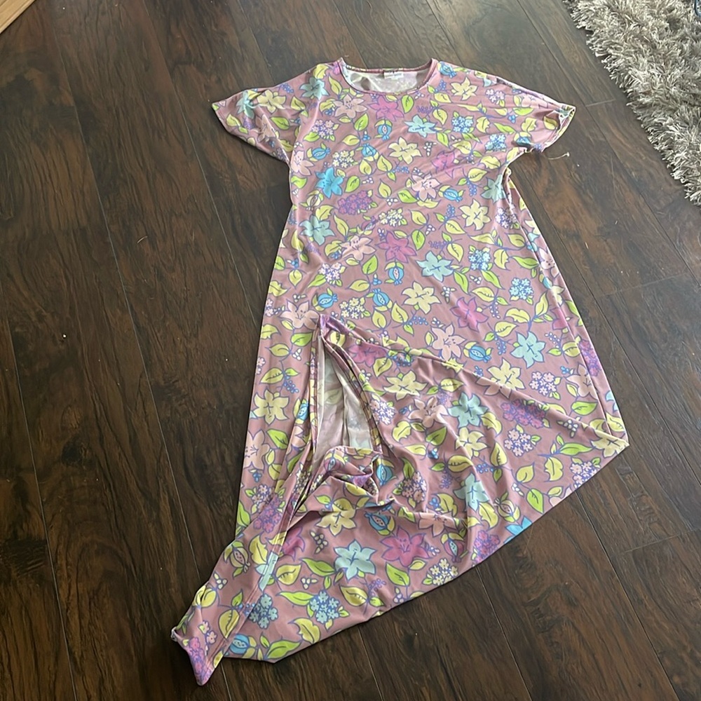LulaRoe Floral Maxi Dress size medium